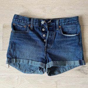 Levis White Oak Cone Denim Jean Shorts